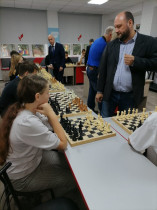 Шахматисты Айской школы приняли участие в открытии шахматного клуба в с. Алтайское.